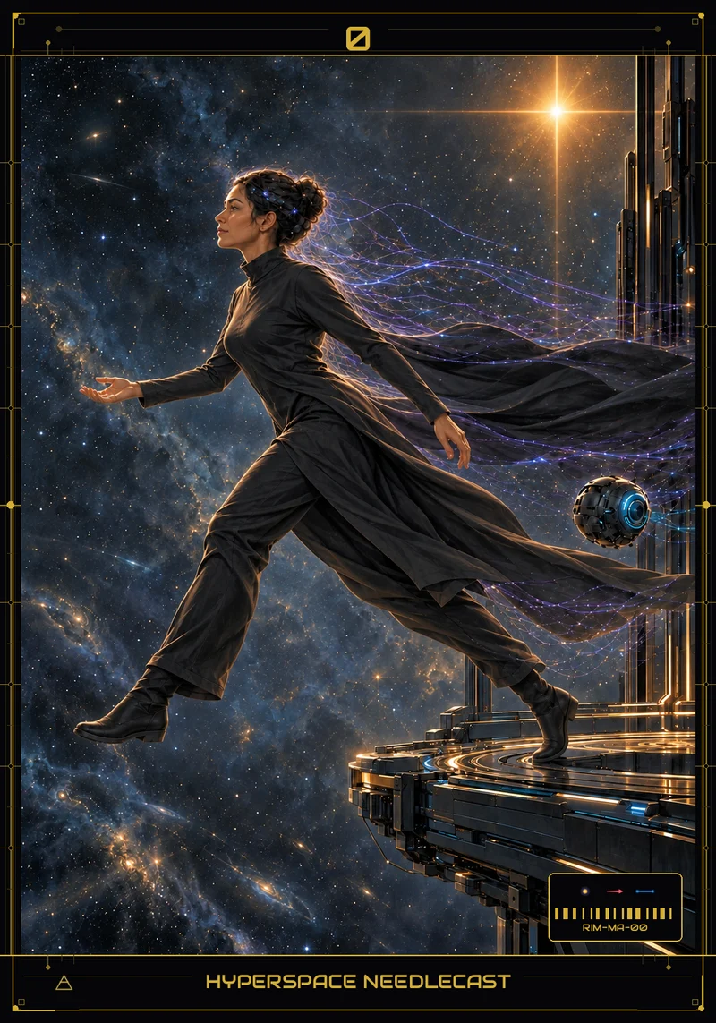Hyperspace Needlecast, a complete card from R.I.M.: Continuity Engine